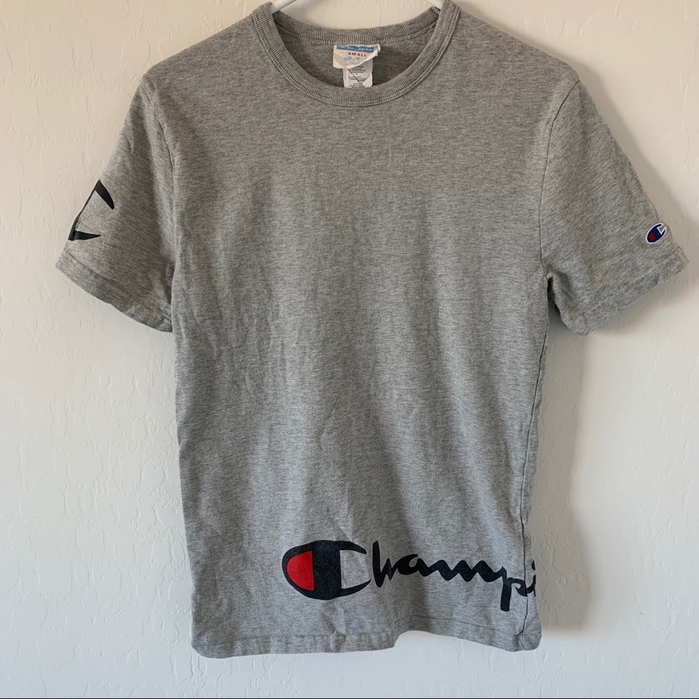 Champion Gray Crew Neck T-Shirt